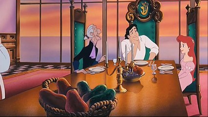 The Little Mermaid (1989) Scene: Crab on a plate/Bedtime.