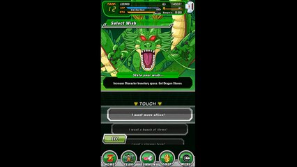 Dragon ball Z Dokkan Battle Andoid HD Shenron Wish