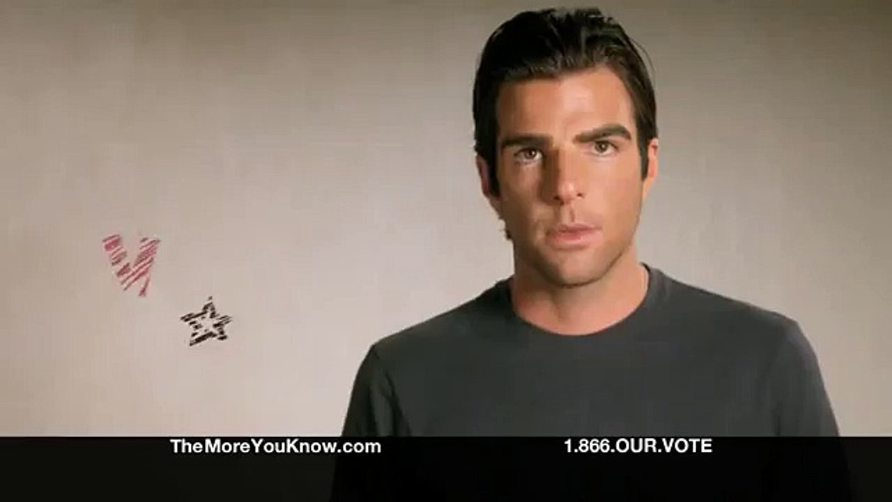 The More You Know Voting PSA with Zachary Quinto from NBC's Heroes