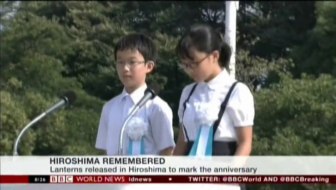 BBC 広島70周年 - 平和式典 LIVE (2015/8/6 8:15a.m. JST)