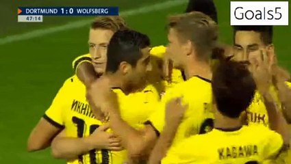 Marco Reus Goal Dortmund 1 - 0 AC Wolfsberger Europa League 6-8-2015