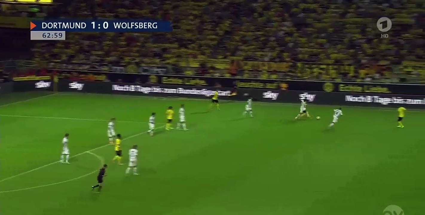 Aubameyang Goal 2-0 | Borussia Dortmund vs Wolfsberger 06.08.2015 (Europa League)