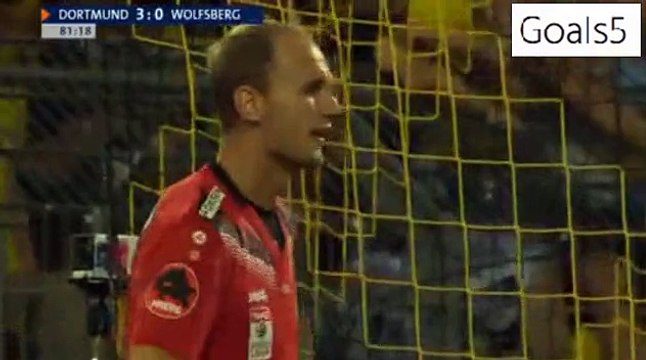 Henrikh Mkhitaryan 2 nd Goal Dortmund 4 - 0 AC Wolfsberger Europa League 6-8-2015