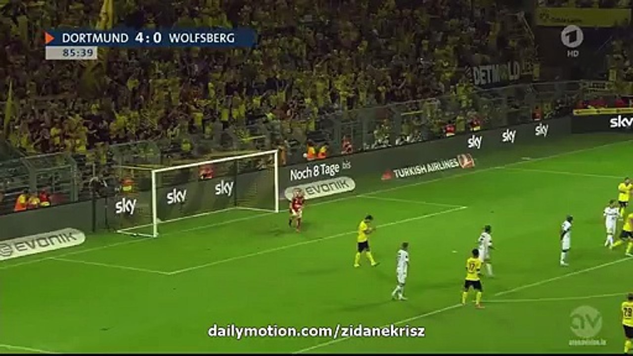 5-0  Henrikh Mkhytarian Hattrick GOAL HD - Borussia Dortmund v. Wolfsberger - Europa League 06.08.2015