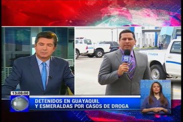 Detenidos en Guayaquil y Esmeraldas por casos de droga
