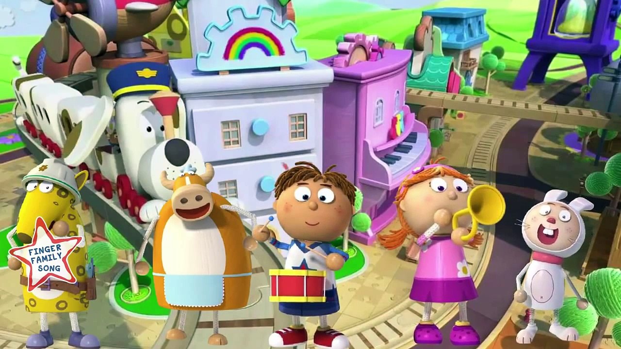 Tickety Toc Finger Family Nursery Rhyme for Chi...