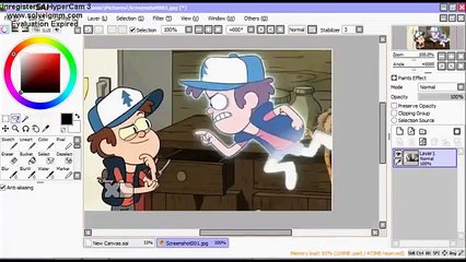 mlp speedpaint bipper and dipper gf