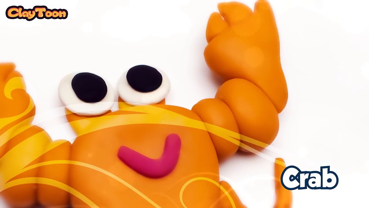 Crab - Polymer clay tutorial  كابوريا - تشكيل صلصال