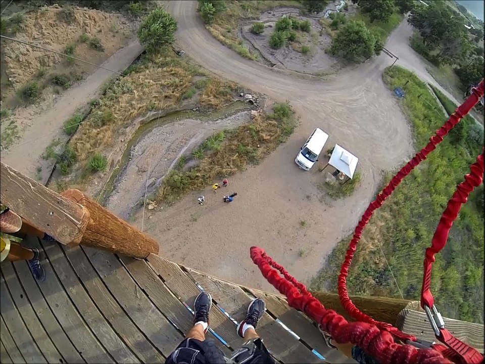 Man Jumps Off a 70 Foot Tower