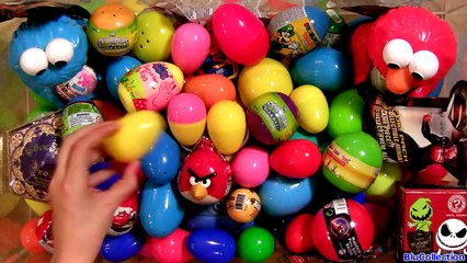 105 Surprise Eggs Kinder Surprise Trash Pack Lego Harry Potter Pixar Cars TMNT Disney Cookie Monste