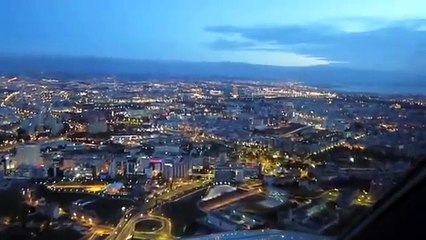 Aterrissagem na pista 03 do Aeroporto de Lisboa filmada do Cockpit