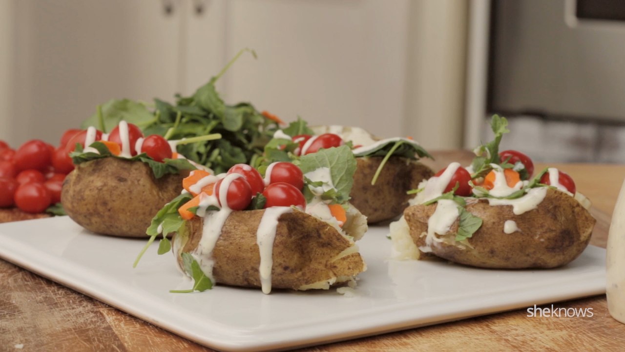 Salad Baked Potato