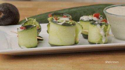 Caesar Cucumber Avocado Rolls