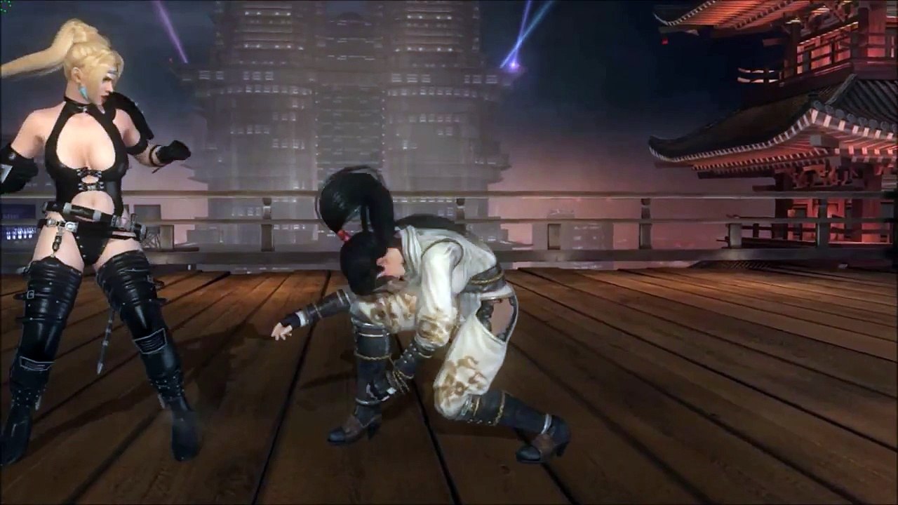リョナ Ninja Gaiden Sigma 2 ryona - Momiji kicked in the belly