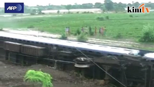 Korban kereta api tergelincir India meningkat 29 orang
