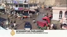 Low Pashtun numbers in Afghan parliament