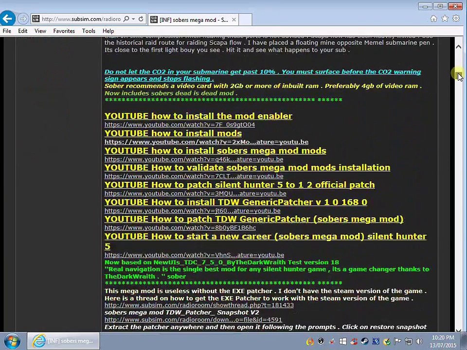 Sobers mega mod (silent hunter 5) PreCampaign start