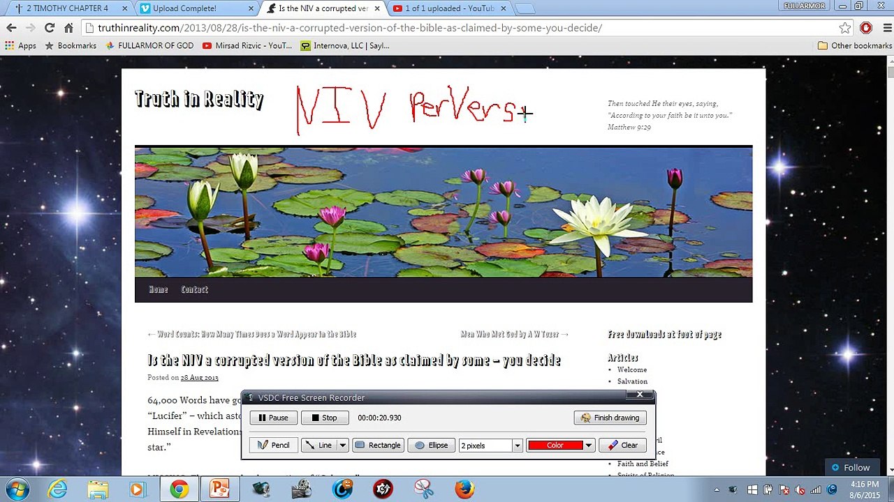 NIV Exposed Part 1