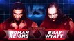 WWE Raw 6/15/15 Roman Reigns and Bray Wyatt
