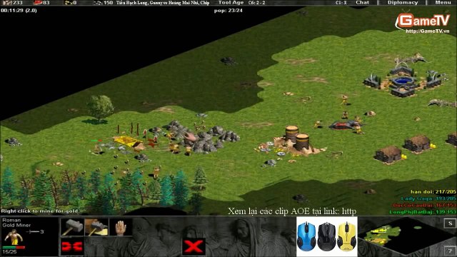 AOE Highlights - Gunny cầm Roman chém quá phũ