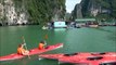 Kayaking along scenic Ha Long Bay, Vietnam Travel Video | Adventure travel & sports in Vietnam