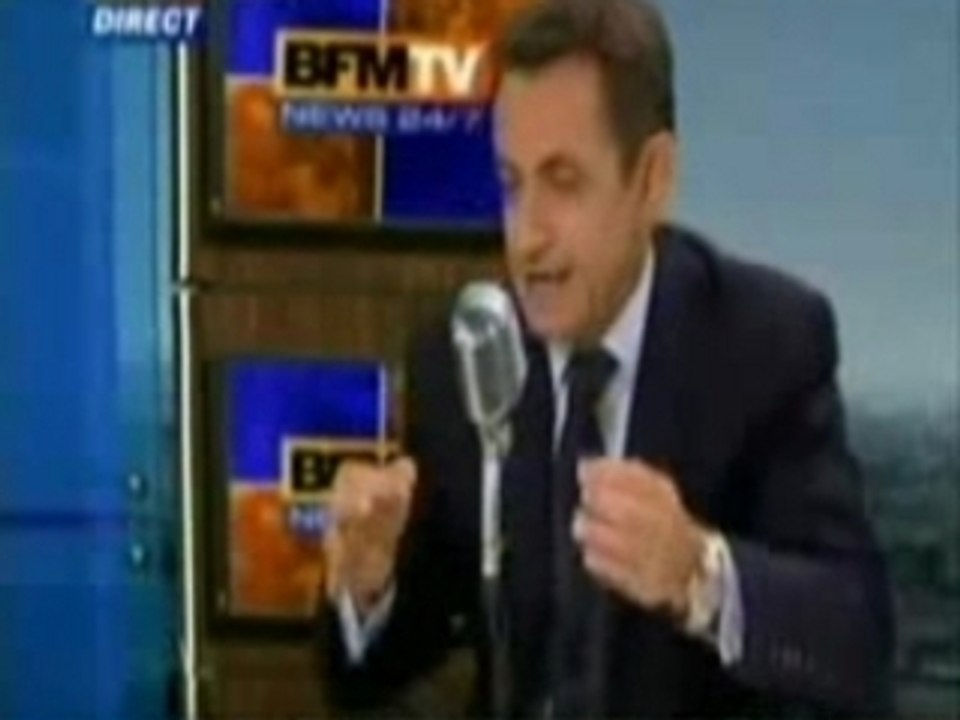 Sarkozy piégé par BFM TV SARKO SARKOSY
