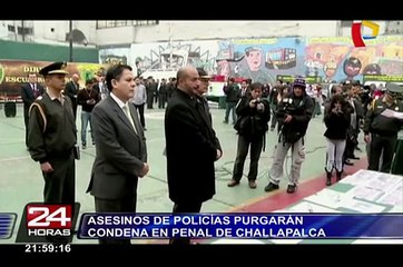 Asesinos de policías purgarán condena en penal de Challapalca