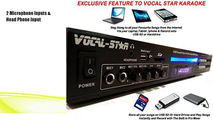 Vocal-Star VS-1200 HDMI Multi Format Karaoke Machine