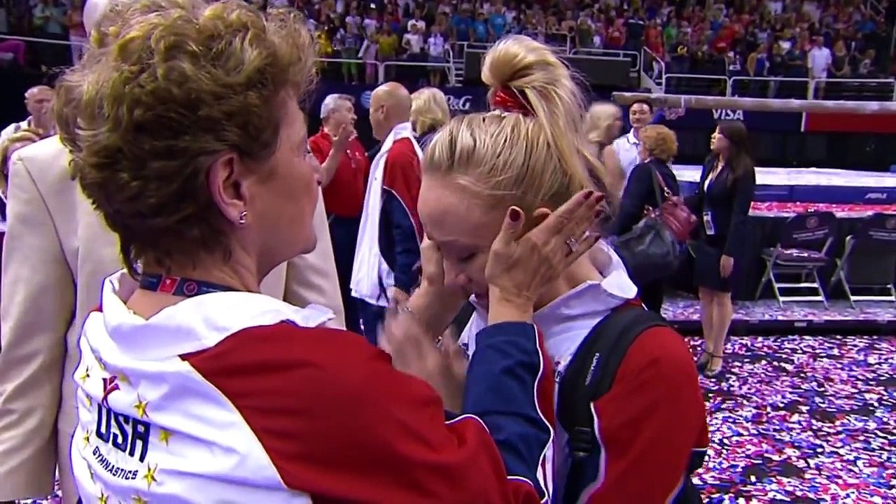 Nastia Liukin and a tearful exit - 2012 US Olympic Gymnastics Trials - Day 2