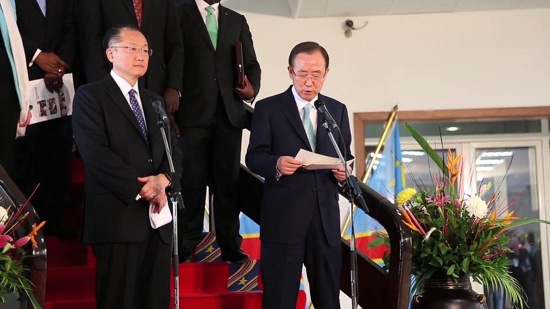 On joint visit to DR Congo, UN and World Bank chiefs voice support for latest peace effort