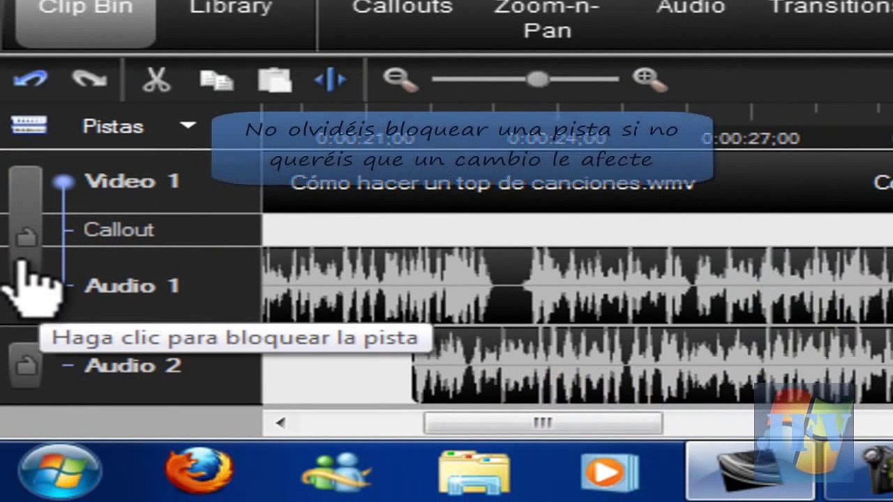 Cómo hacer un vídeo con voces de Loquendo y música de fondo