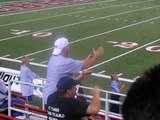 A couple of disgruntled UNLV fans yell at the Nevada Wolf Pack football team