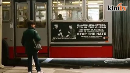 Iklan anti-Islam di bas, penduduk San Francisco berang