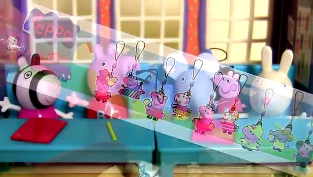 Clay Buddies Peppa Pig Surprise Eggs 3-pack - Learn Shapes with Peppa's School Bus Pop-up