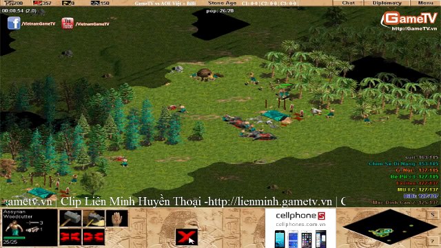 GameTV vs AOE Việt + BiBi Ngày 19 09 2014 C1T1