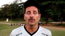 Duílio, técnico do Rio Branco, comenta o bom retrospecto do ataque do time na Série D do Brasileirão