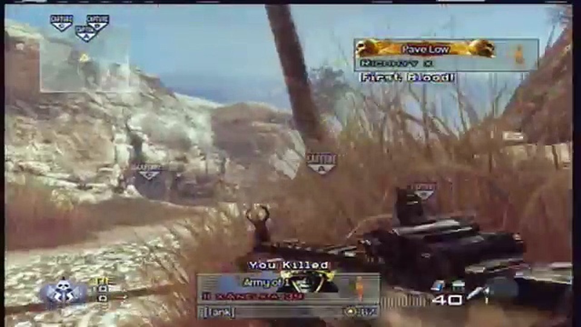 Mw2 Noob Tube Spots Domination Flags Video Dailymotion