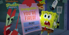 SpongeBob Squarepants Your're Fired Cartoon Animation Nick Nickelodeon Game Play Walkthrough [Full E