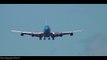 KLM Boeing 747-400 landing at St. Maarten!