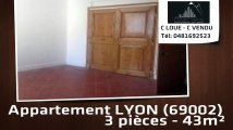 A louer - LYON (69002) - 3 pièces - 43m²