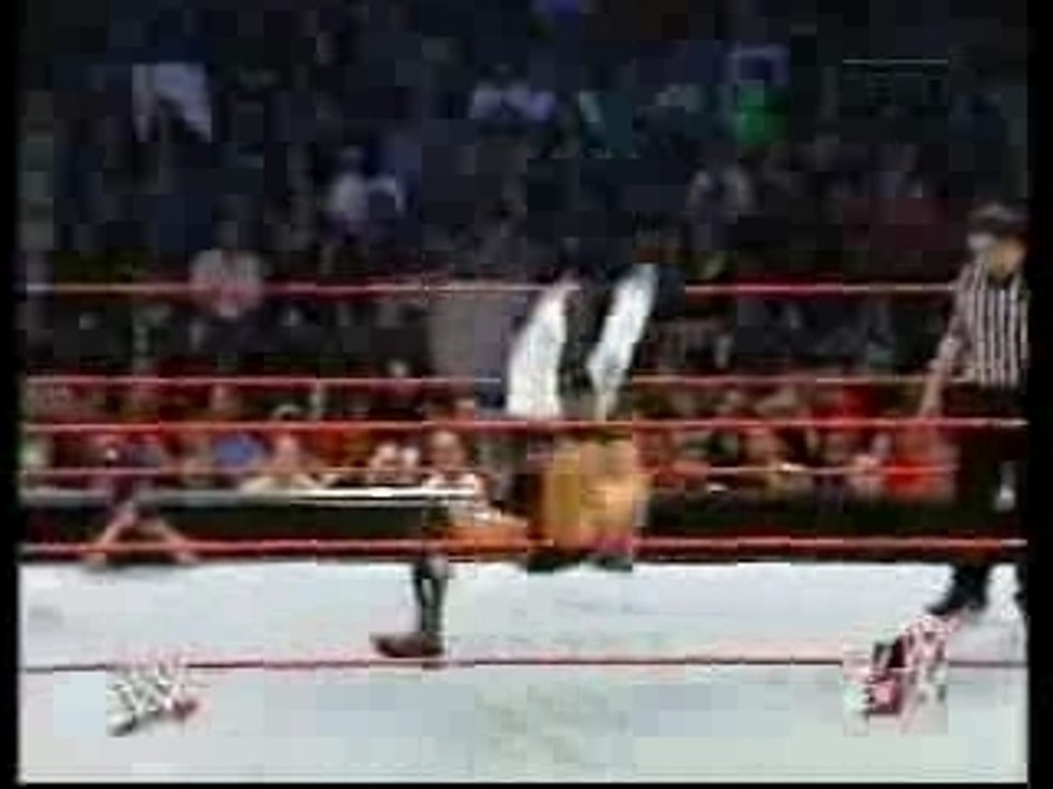 The rock vs jeff hardy