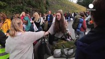 Students return to Norwegian island four years after massacre