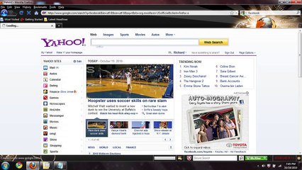 Getting on blocked websites at school