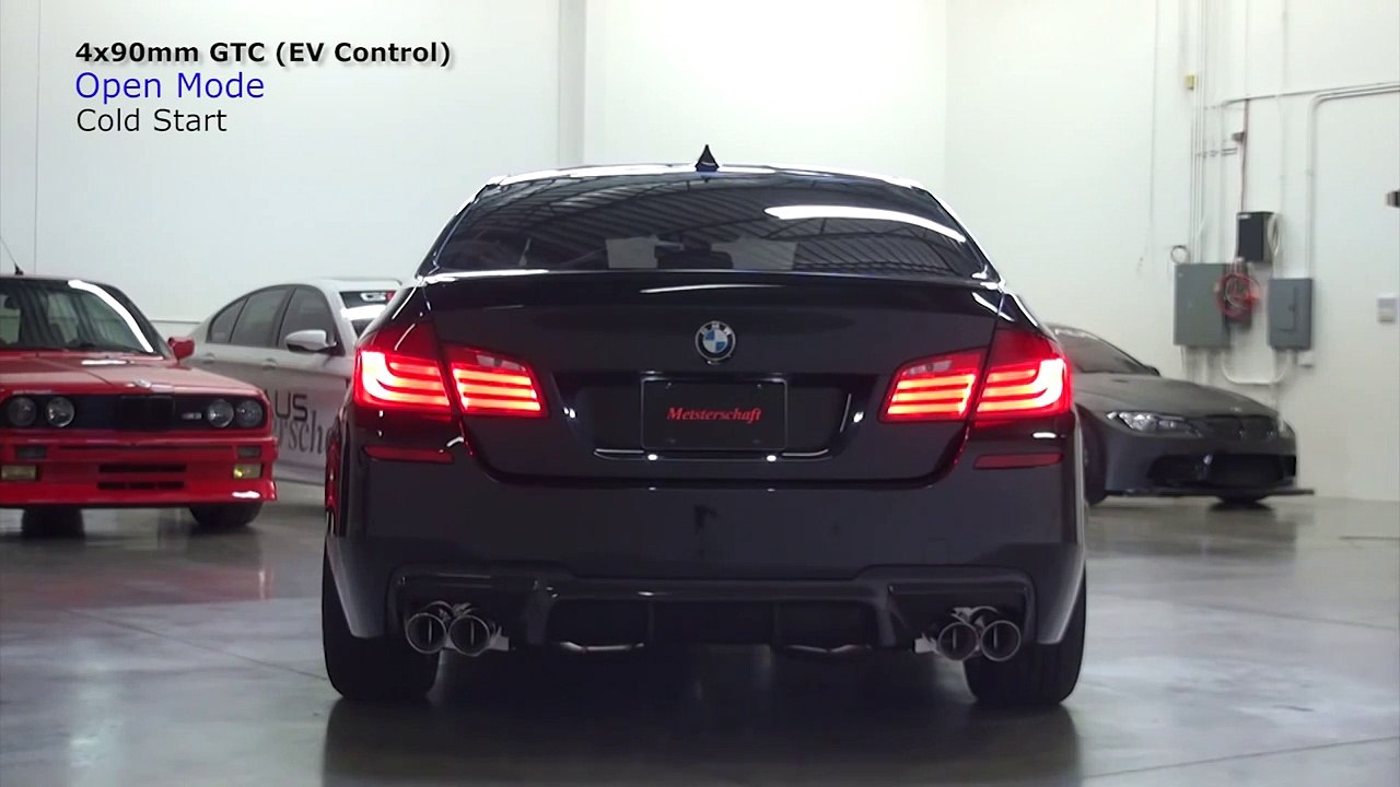 BMW F10 528i (N20 I4T) - GTHAUS Meisterschaft GTC (True Dual) Exhaust System (4x90mm Round)
