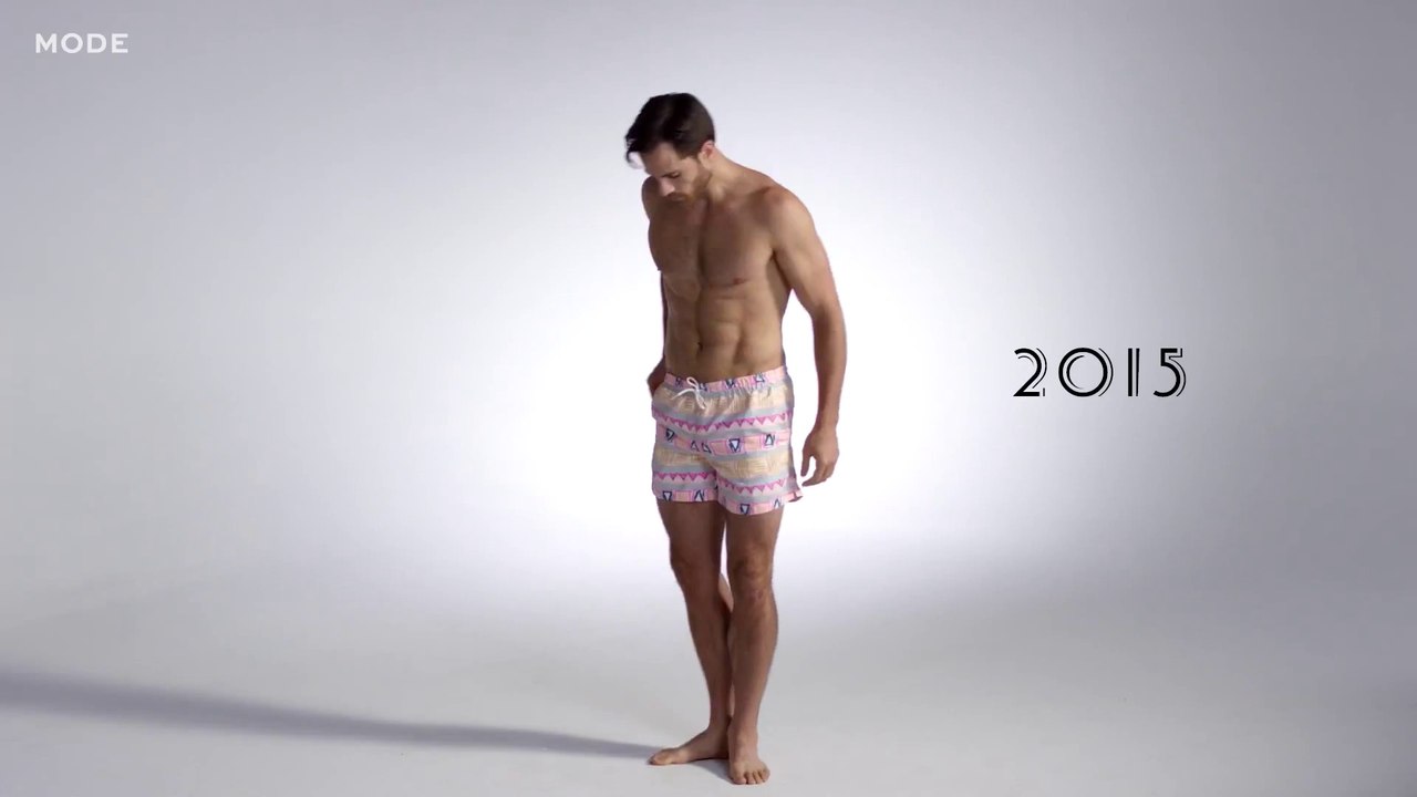 100 ans de maillots de bain pour homme - Evolution de la mode masculine