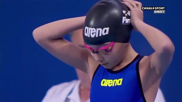 Une nageuse de 10 ans aux championnats du monde de natation