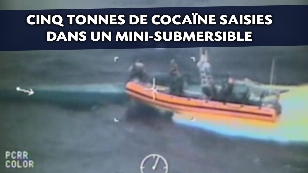 Cinq tonnes de cocaïne saisies dans un mini-submersible