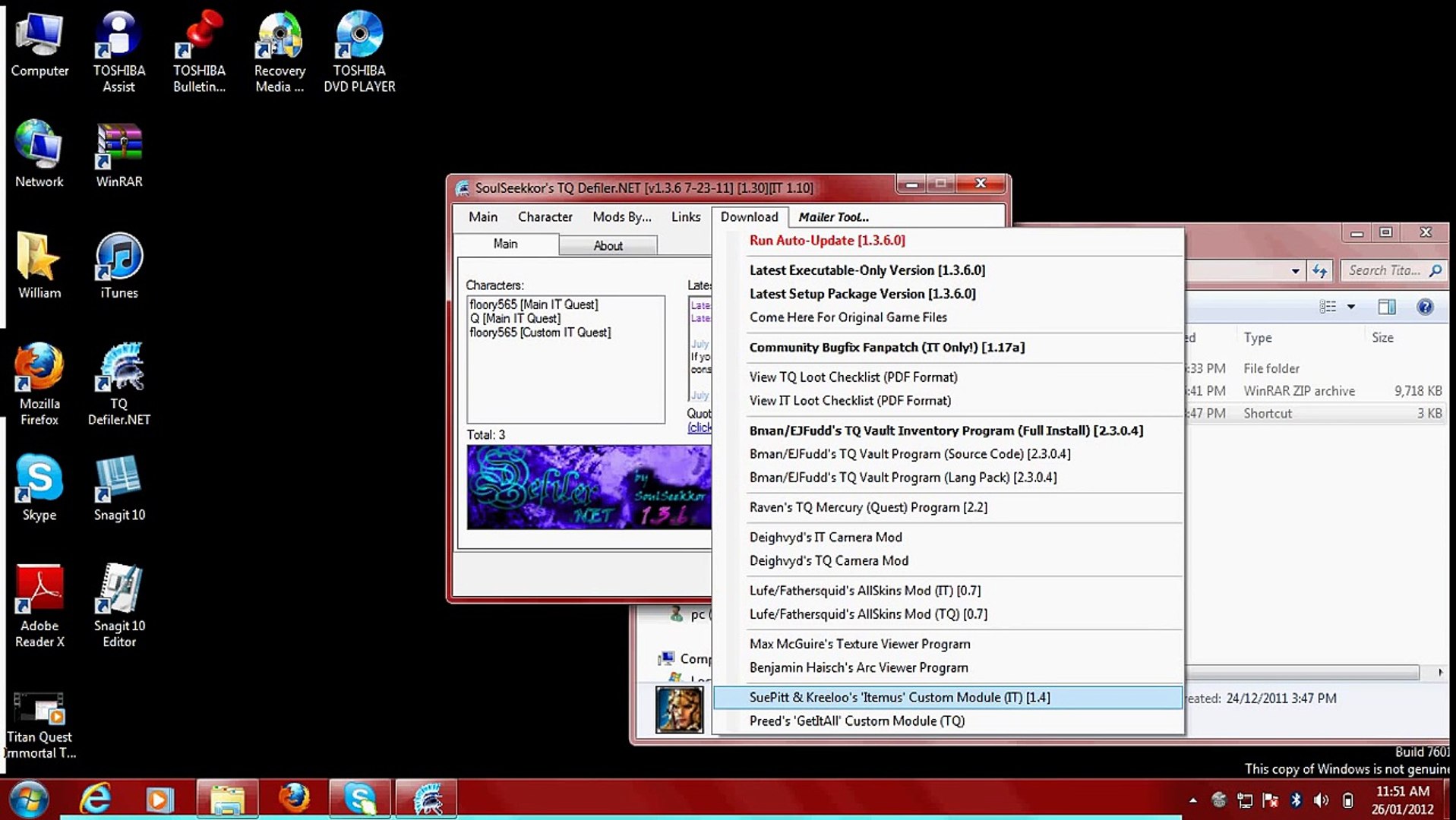 Titan Quest Immortal Throne All Item Cheat Video Dailymotion