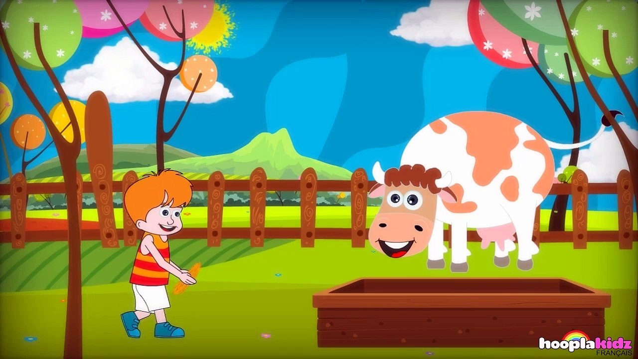 Le Fermier Dans le Valon | Comptines Pour Enfants | Learn French