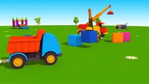 Toy Trucks MEET LEO JUNIOR! Tutitu style Kid's 3D Educational Construction Cartoons for Ch